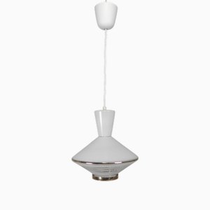 Pendant Lamp Ufo Model with Glass Shade, 1950s