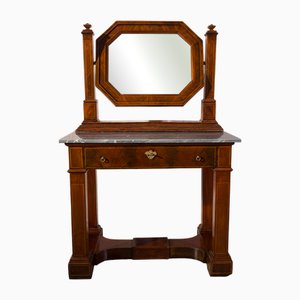 Empire Dressing Table with Mirror, Italy, Early 19th Century