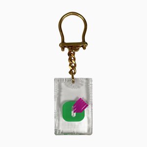 Italian Modern Plastic Keychain from Olivetti, 1970s