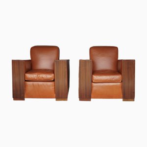 Poltrone Art Déco, anni '40, set di 2