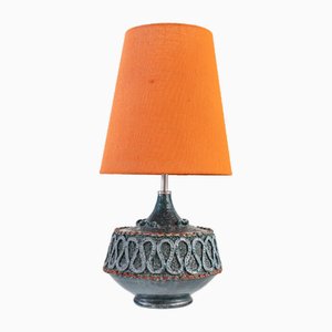 Lampada da tavolo in ceramica, Belgio, anni '60