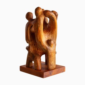 Jean-Maurice Steiner, Large Organic Abstract Sculpture, 2007, Pine