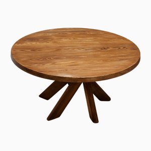 T21 Dining Table attributed to Pierre Chapo, 1973