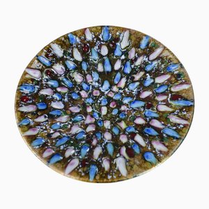 Milieu de Table en Métal Émaillé, 1970s