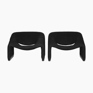 Mid-Century F598 Easy Chairs by Pierre Paulin for Artifort, 1980s, Set of 2