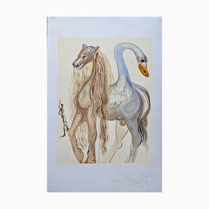 Salvador Dali, Horace's Chimera (The Dalinian Horses Series), Original Color Lithograph, 1970s-1980s