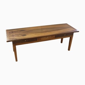 Antique Farmhouse Table in Walnut