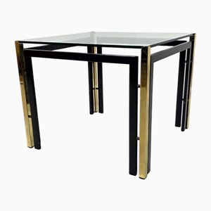 Coffee Table in Brass from Belgo Chrome, 1980s
