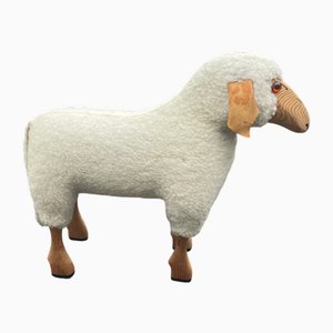 Weißes Wollschaf von Hanns Peter Krafft, 1970er