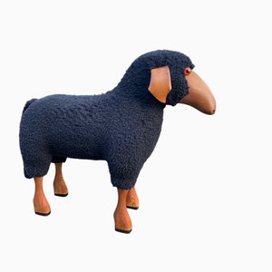 Black Wool Sheep by Hann Peter Krafft, 1970s