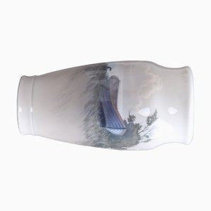 Royal Copenhagen Large Vase, Floor Vase 2352/2040, Hand-Painted, Denmark, 1960s