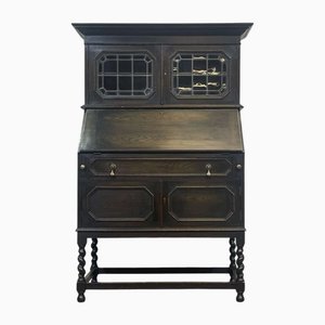 English Oak Writing Desk, Early 20th Century