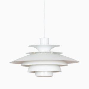 Lampada a sospensione Verona vintage di Kurt Wiborg per Jeka, Danimarca, anni '80