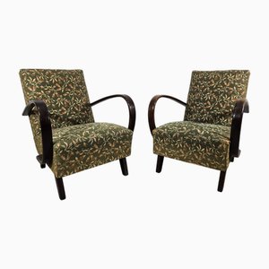 Vintage Sessel von Jindrich Halabala, 1940er, 2er Set