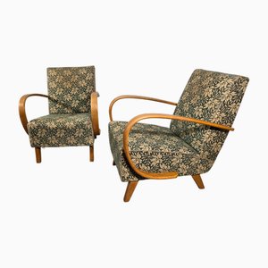 Vintage Sessel von Jindrich Halabala, 1940er, 2er Set