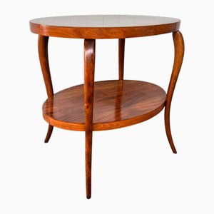 Vintage Art Deco Style Coffee Table in Walnut Burl, 1930s