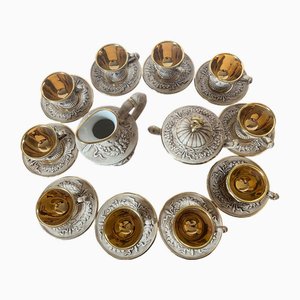 Vintage Kaffeeservice von R. Capodimonte, 22 Set