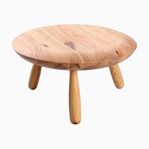 Pine Wood Karljohan Stool by Christian Hallerod for Ikea, 1990s