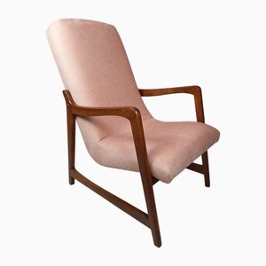 Butaca vintage de Barbara Fenrych-Węcławska, años 50