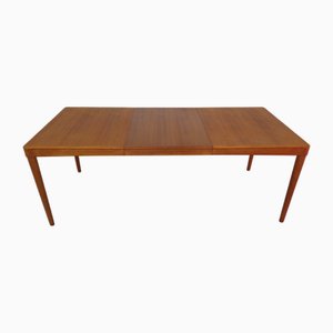 Large Extendable Teak Dining Table by H.W. Klein for Bramin, Denmark, 1970s