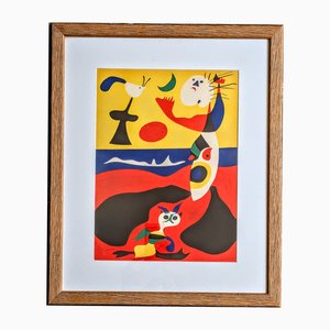 Joan Miro, Summer, 1938, Lithographie Originale et Pochoir sur Papier