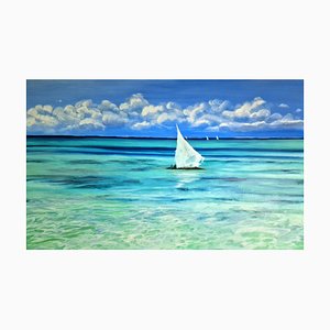 Macarena Sanz, Paradise, Oil on Canvas