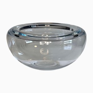 Bol Modèle Provence en Verre Soufflé à la bouche par Per Lütken pour Holmegaard, Danemark, 1970s