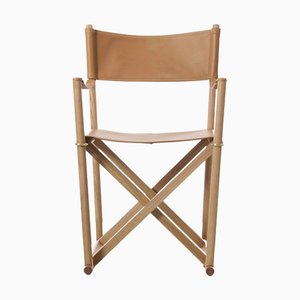 Vintage Folding Safari Chair by Mogens Koch for Rud Rasmussen, 1960s