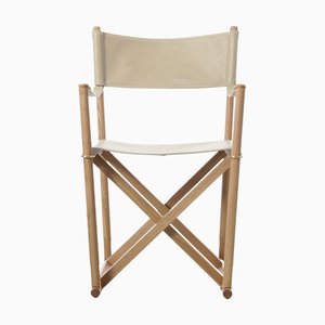 Vintage Folding Safari Chair by Mogens Koch for Rud Rasmussen, 1960s
