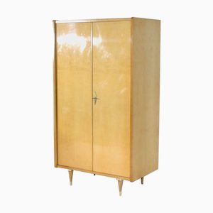 Mid-Century Moderner Zweitüriger Kleiderschrank, 1950er