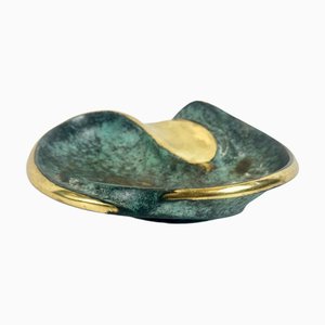 Vintage Austrian Brass Ashtray by Franz Hagenauer, 1950s