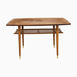 Table Basse en Teck, Suède, 1950s