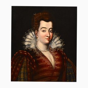 Scipione Pulzone / Il Gaetano, Portrait of Bianca Cappello, 1590, Oil on Canvas