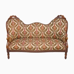 Vintage Nussholz Sofa, 1930