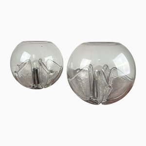 Lampes Nuphar Modèle en Verre de Murano par Toni Zuccheri pour VeArt, 1960s, Set de 2