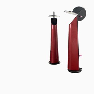 Gibigiana Metall Lampen von Achille Castiglioni für Flos, 1970er, 2er Set