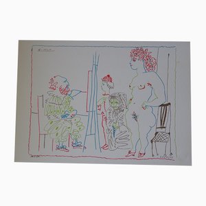 Pablo Picasso, Studio del Pittore, 1979, Lithograph