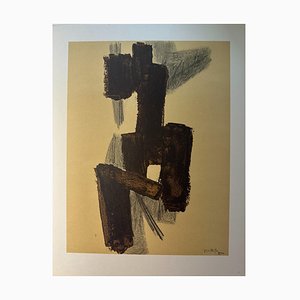 Pierre Soulages, Composition, 1950, Photogravure