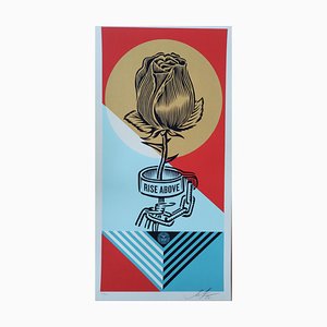 Shepard Fairey (Obey), Rise Above Rose, 2022, Screenprint