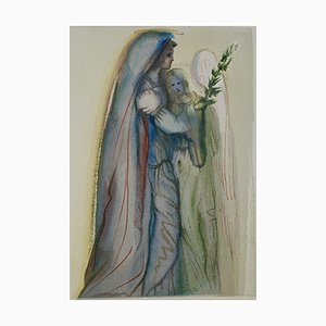 Salvador Dali, The Comfort of Angels, Original Woodcut