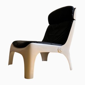 Vintage Space Age Fiberglass Armchair by Carl Straub, 1970s