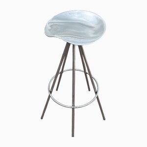 Jamaica Stool in Aluminium and Chrome by Pepe Coates for Amat