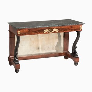 Empire Console Table with Marble Top
