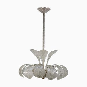 Italienische Vintage Hängelampe von Barovier & Toso, 1950er