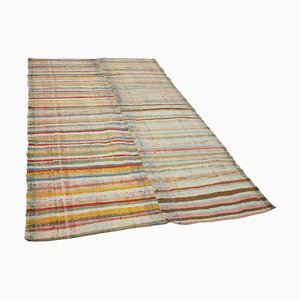 Tapis Kilim Vintage Tissé Plat, Turquie