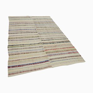 Tapis Kilim Vintage Tissé Plat, Turquie
