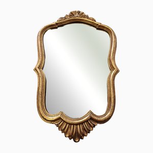 Wood Mirror, Belgium, 1970s