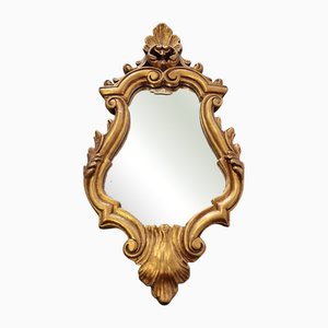 Wood Mirror, Belgium, 1970s