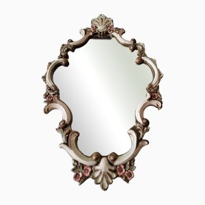 Vintage Wood Mirror, Italy
