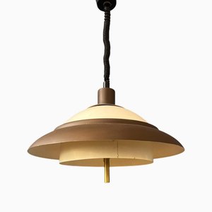 Lampada Mid-Century Space Age marrone e beige di Dijkstra